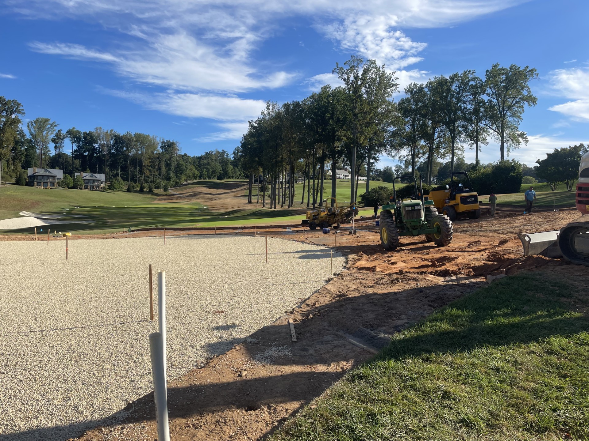 Green cavity gravel layer